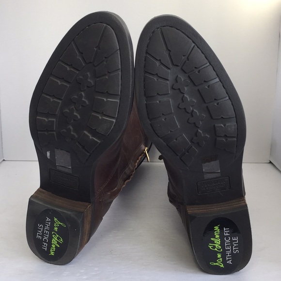 Sam Edelman brown leather boot Sz 6 NWOB - Picture 3 of 8